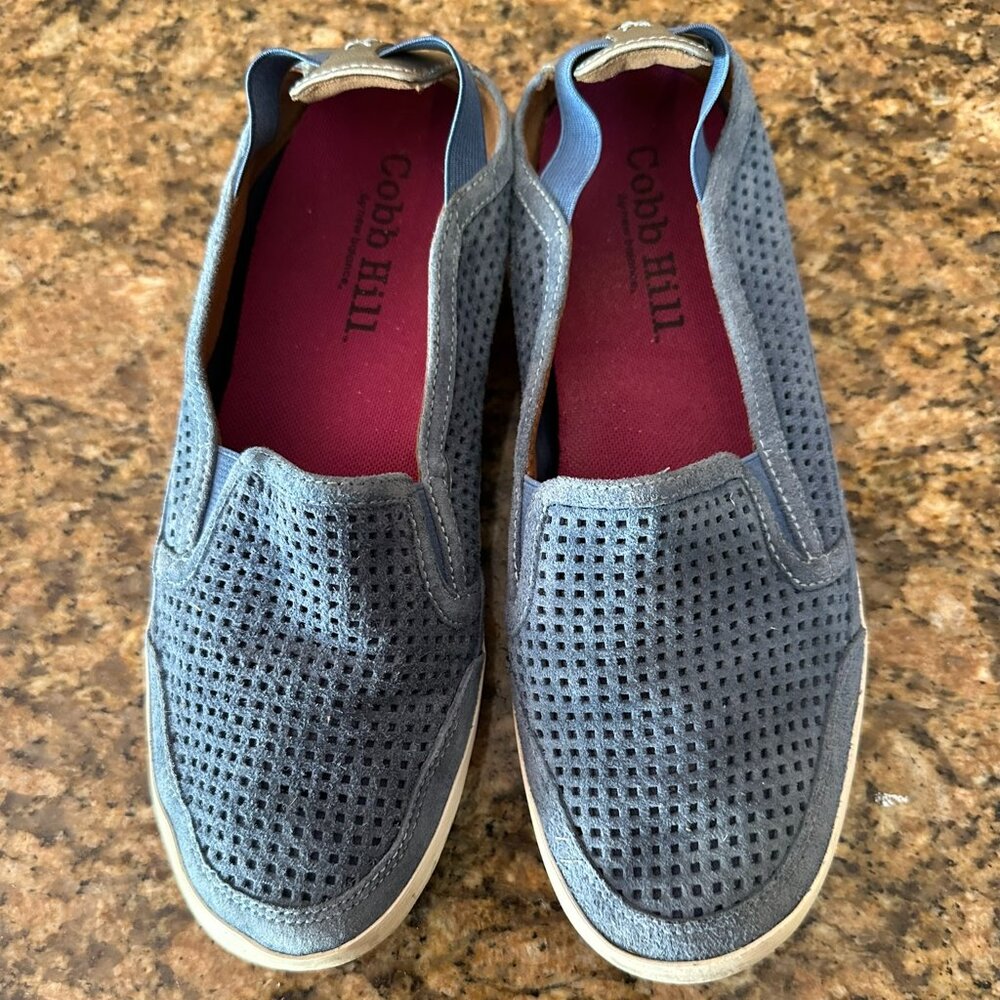 Rockport Cobb Hill Women's Tara CH Flat, Blue, Size 8